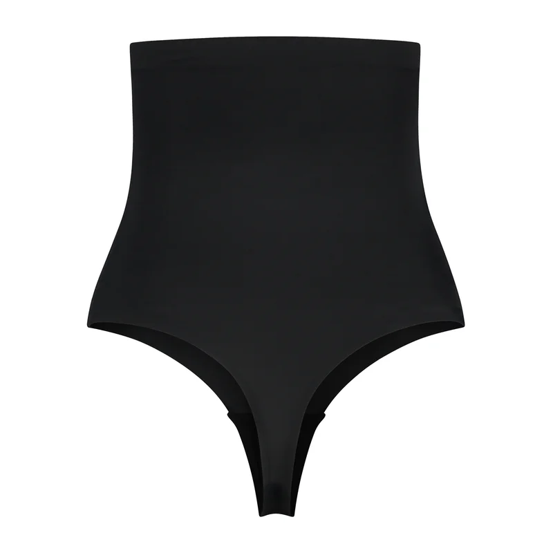 ByeBra - String invisible taille haute, maintien léger, noir – Image 6