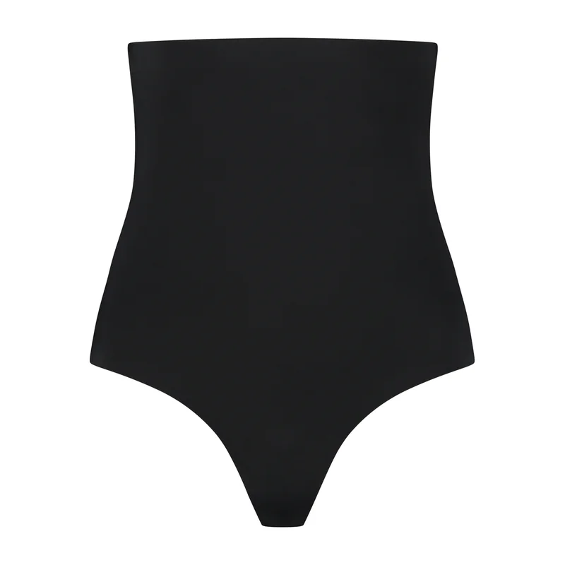 ByeBra - String invisible taille haute, maintien léger, noir – Image 7