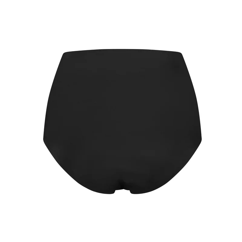 ByeBra - Culotte gainante invisible à maintien léger et taille mi-haute noire – Image 7