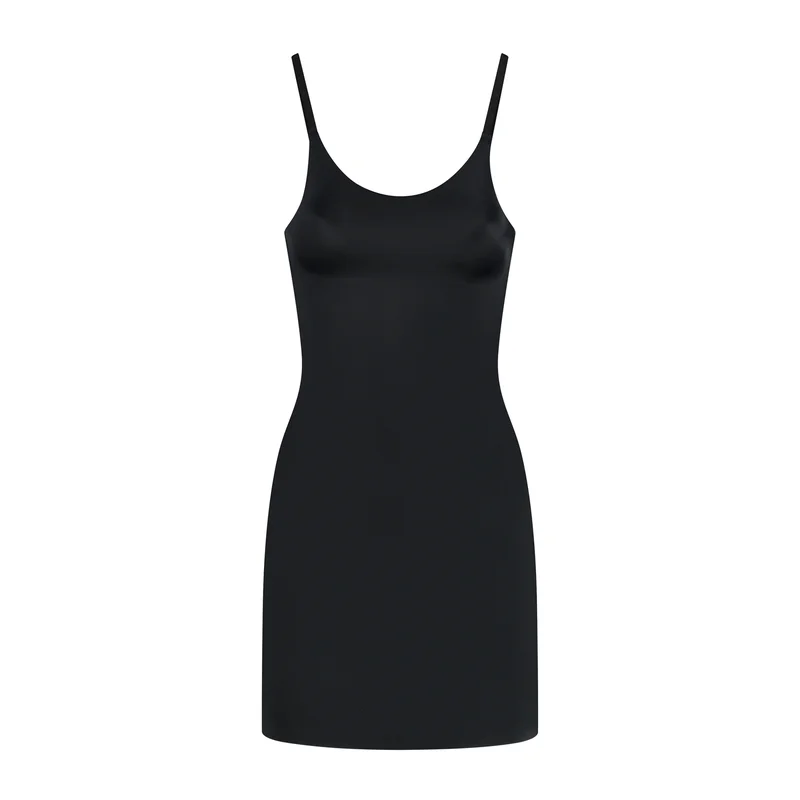 ByeBra - Robe débardeur invisible à maintien léger, gaine invisible noire – Image 7