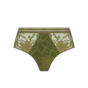 Antigel de Lise Charmel - Shorty Dentelle Rebelle Vert Mousse