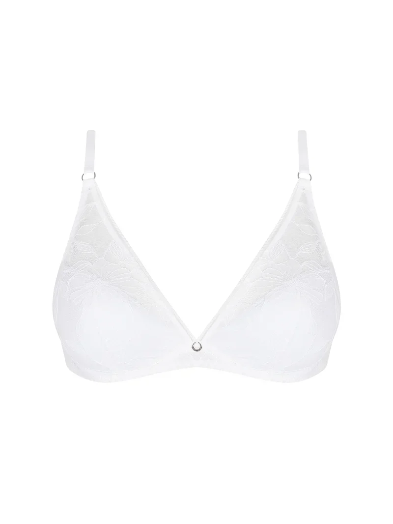Antigel de Lise Charmel - Soutien-gorge léger rembourré Dentelle Rebelle Blanc – Image 2