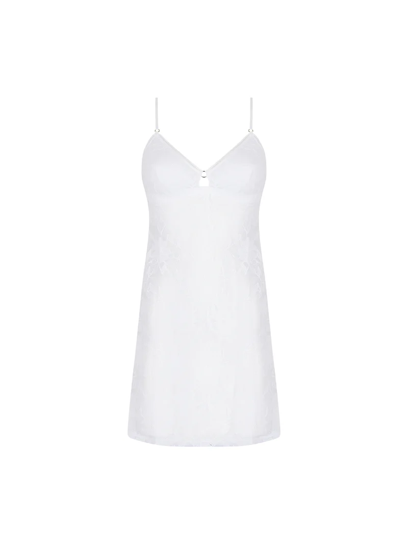 Antigel de Lise Charmel - Nuisette Sexy Dentelle Rebelle Blanc