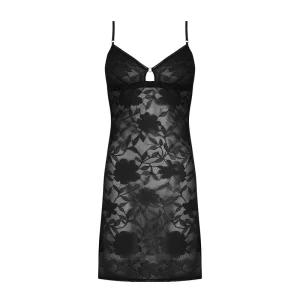 Antigel By Lise Charmel - Nuisette Sexy Dentelle Rebelle Noir