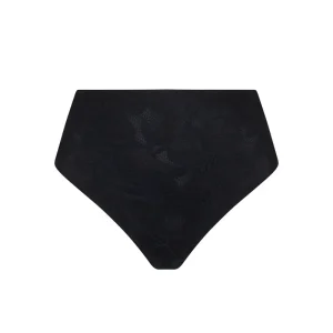 Antigel By Lise Charmel - Slip Taille Haute Dentelle Rebelle Noir