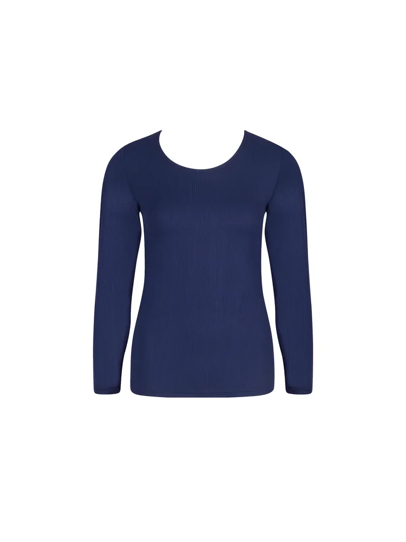 Antigel de Lise Charmel - Haut Manches Longues En Mode Yoga Bleu Yoga