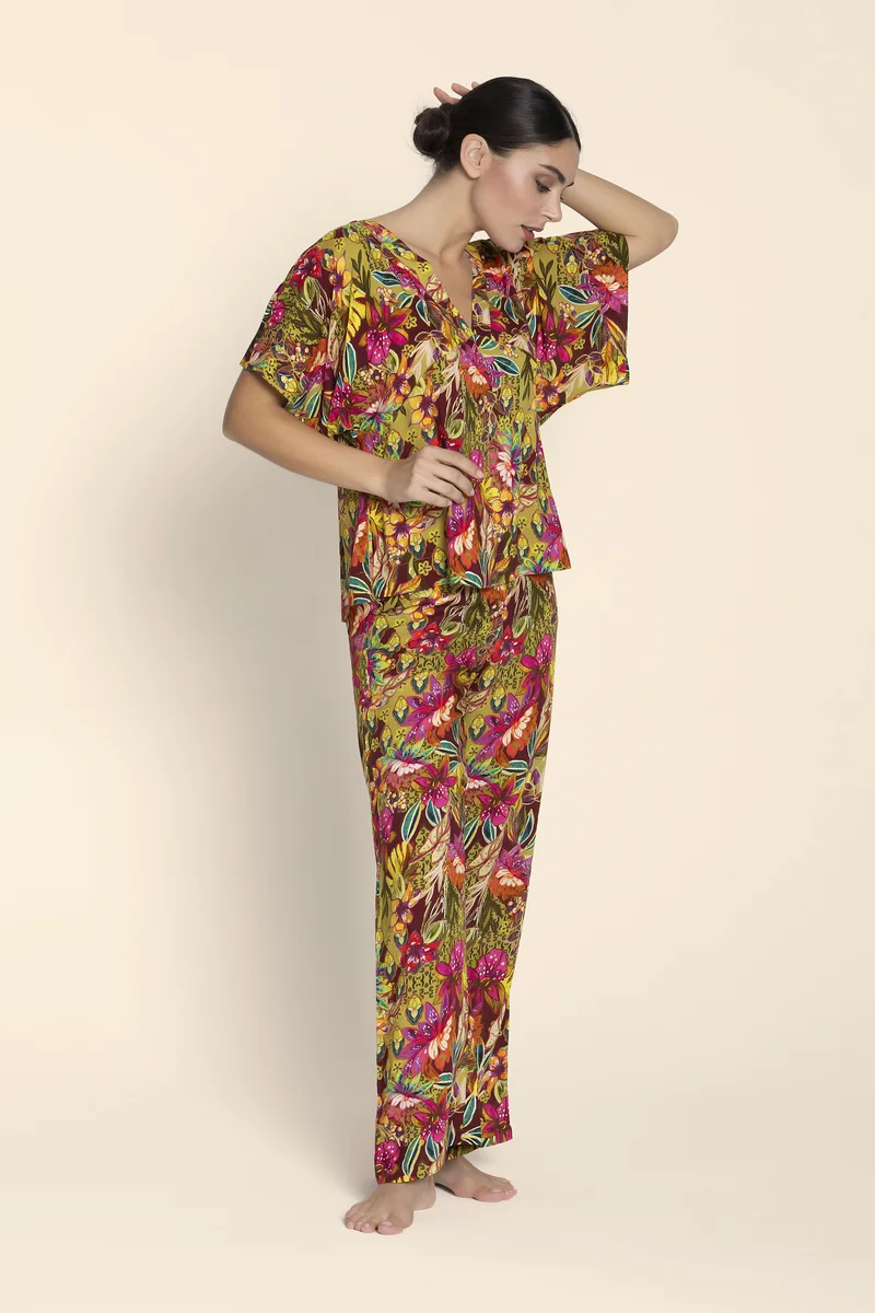 Lise Charmel - Tunique Danse Des Fleurs Fushia Vert – Image 3