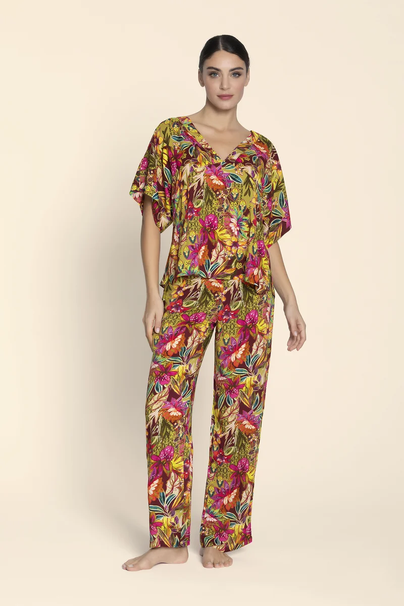 Lise Charmel - Tunique Danse Des Fleurs Fushia Vert – Image 4