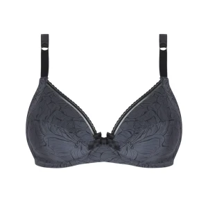 Antigel de Lise Charmel - Soutien-gorge Bureau Secret 3 parties à bonnets emboîtants Gris Souris