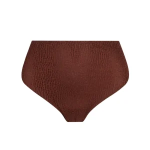 Antigel de Lise Charmel - Culotte taille haute Exquise En Dentelle Cappuccino