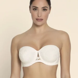 Lise Charmel - Soutien-gorge Bustier Sublime Organza Ecru Nacre