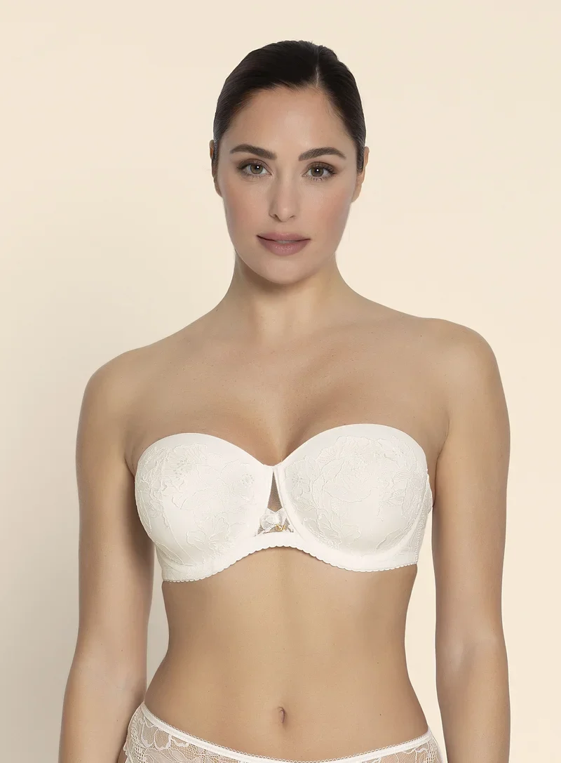 Lise Charmel - Soutien-gorge Bustier Sublime Organza Ecru Nacre – Image 2