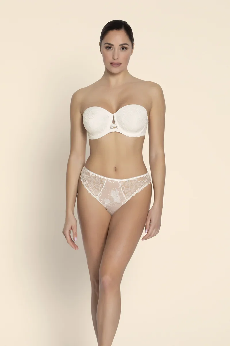 Lise Charmel - Soutien-gorge Bustier Sublime Organza Ecru Nacre – Image 3