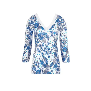 Antigel de Lise Charmel - Haut à manches longues Patio Fraicheur Bleu Azul