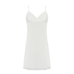 Antigel de Lise Charmel - Robe de Nuit Resille Bohème Ecru Nacre