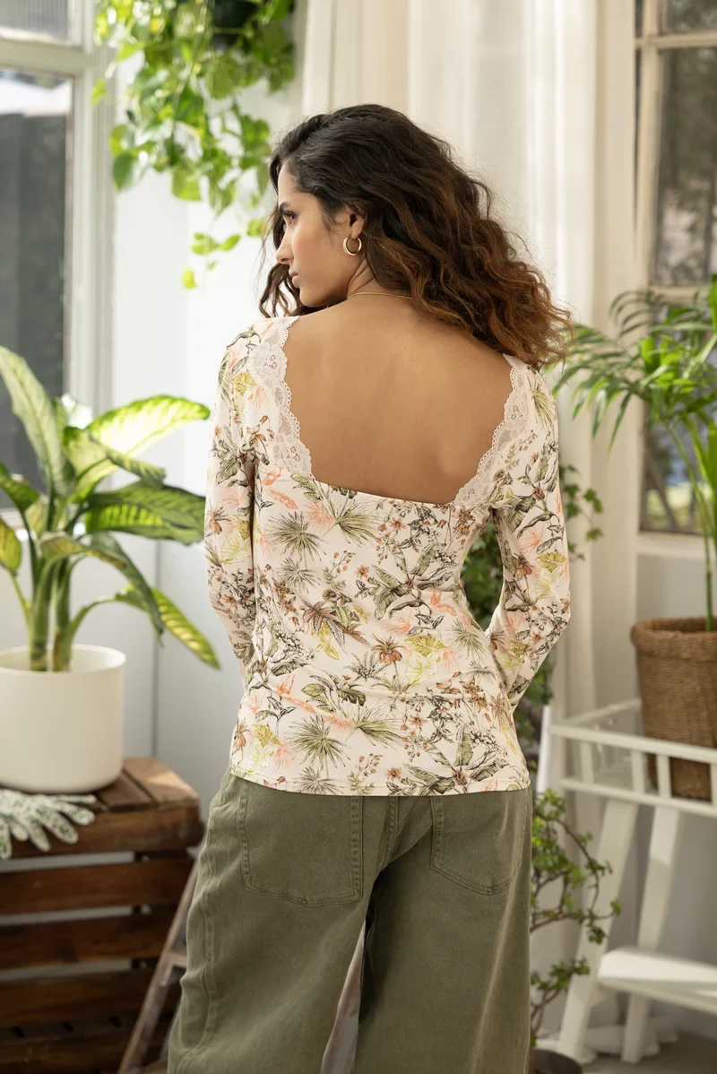 Antigel de Lise Charmel - Haut à manches longues Evasion Tropique Matin Tropic – Image 3