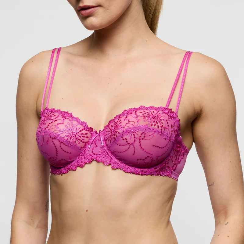 Soutien-gorge balconnet Marie Jo - Jane, coutures horizontales, couleur Orchidée Bliss – Image 6