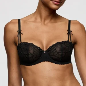 Marie Jo - Soutien-gorge balconnet Noova à coutures verticales noir