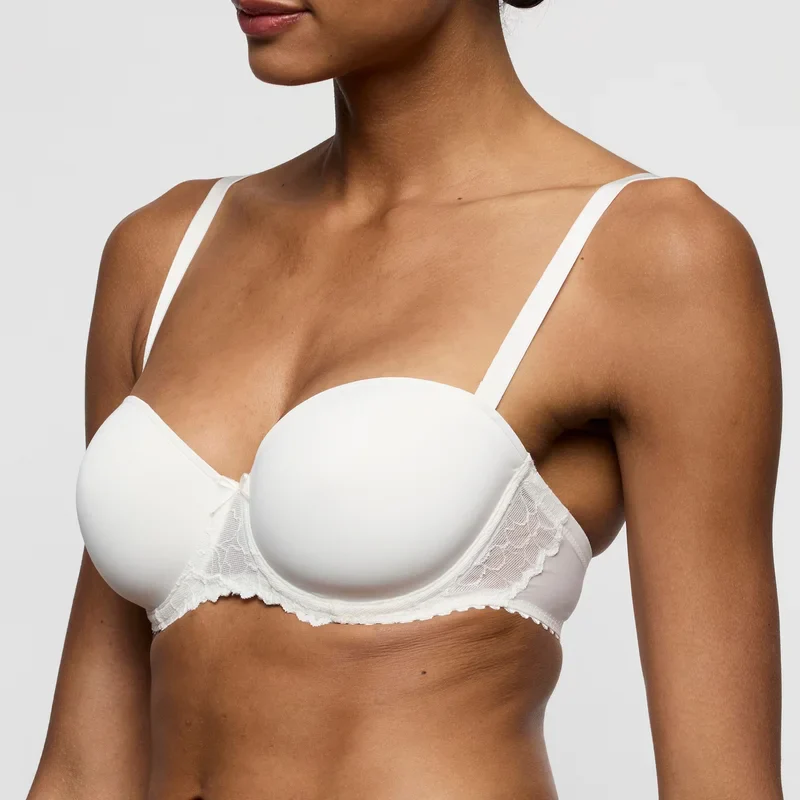 Marie Jo - Soutien-gorge rembourré sans bretelles Azelie Naturel – Image 7