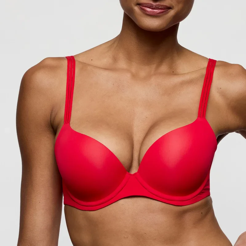 Marie Jo - Soutien-gorge push-up Louie Rouge véritable
