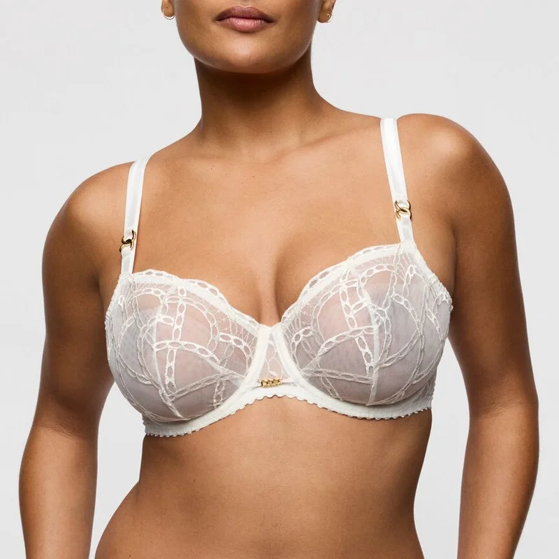 PrimaDonna - Soutien-gorge balconnet Naica, coutures verticales, couleur naturelle