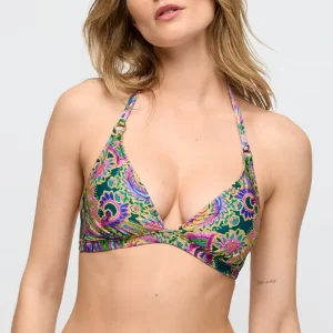 Maillots de bain Marie Jo - Haut de bikini triangle rembourré Jolise à motif cachemire tropical