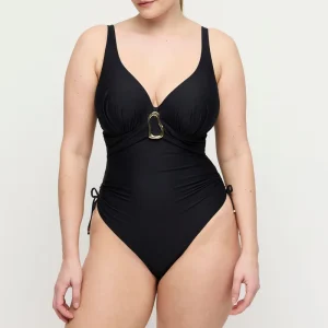 Maillot de bain PrimaDonna Swimwear - Uvita, décolleté plongeant, noir