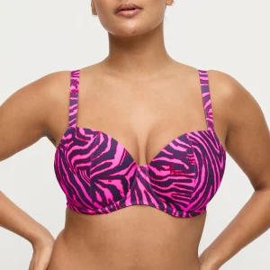Maillots de bain PrimaDonna - Haut de bikini Malabo à balconnet rembourré rose fuchsia zé