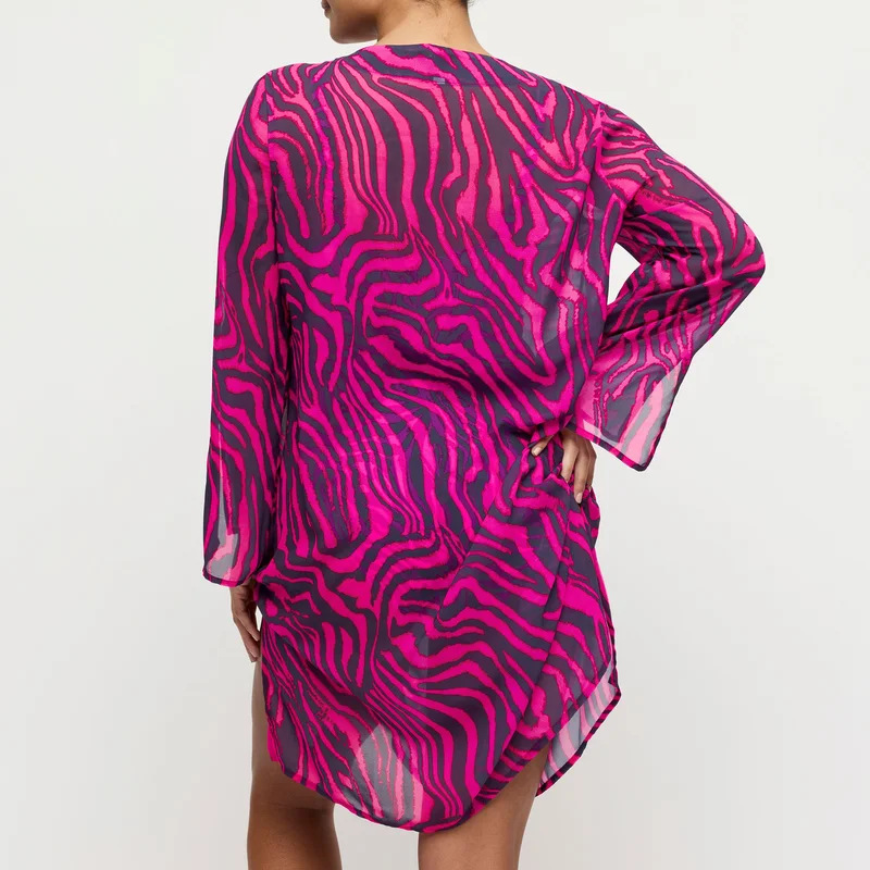 PrimaDonna Maillots de bain - Malabo Maillots de bain Kaftan Hot Pink Zebra – Image 7