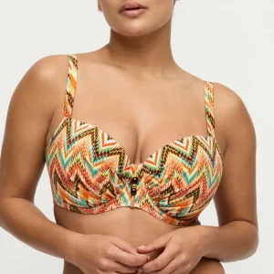 Maillots de bain PrimaDonna - Haut de bikini tuba rembourré à balconnet, motif ikat été
