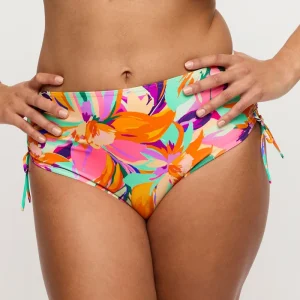 Maillots de bain PrimaDonna - Culotte bikini Varadeo à cordons, motif Tropiques lumineux
