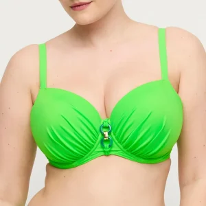 Maillots de bain PrimaDonna - Haut de bikini Pilon rembourré à balconnet, vert fluo
