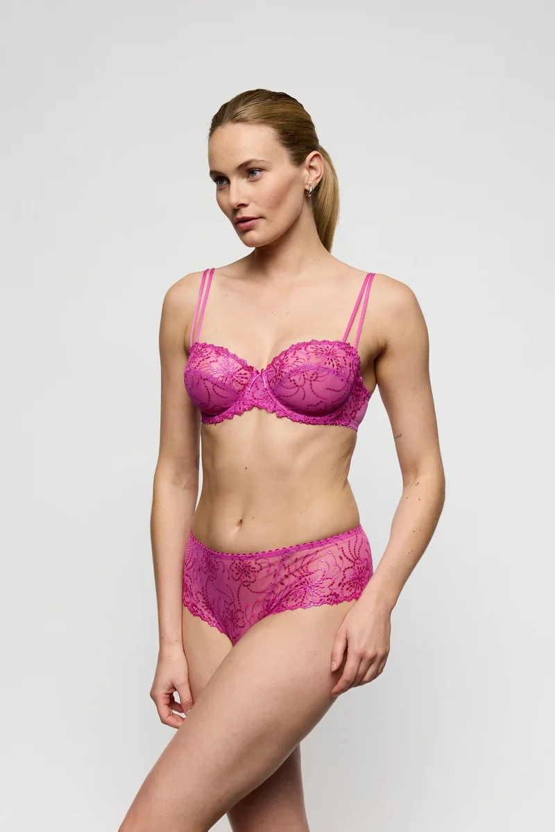 Soutien-gorge balconnet Marie Jo - Jane, coutures horizontales, couleur Orchidée Bliss – Image 4