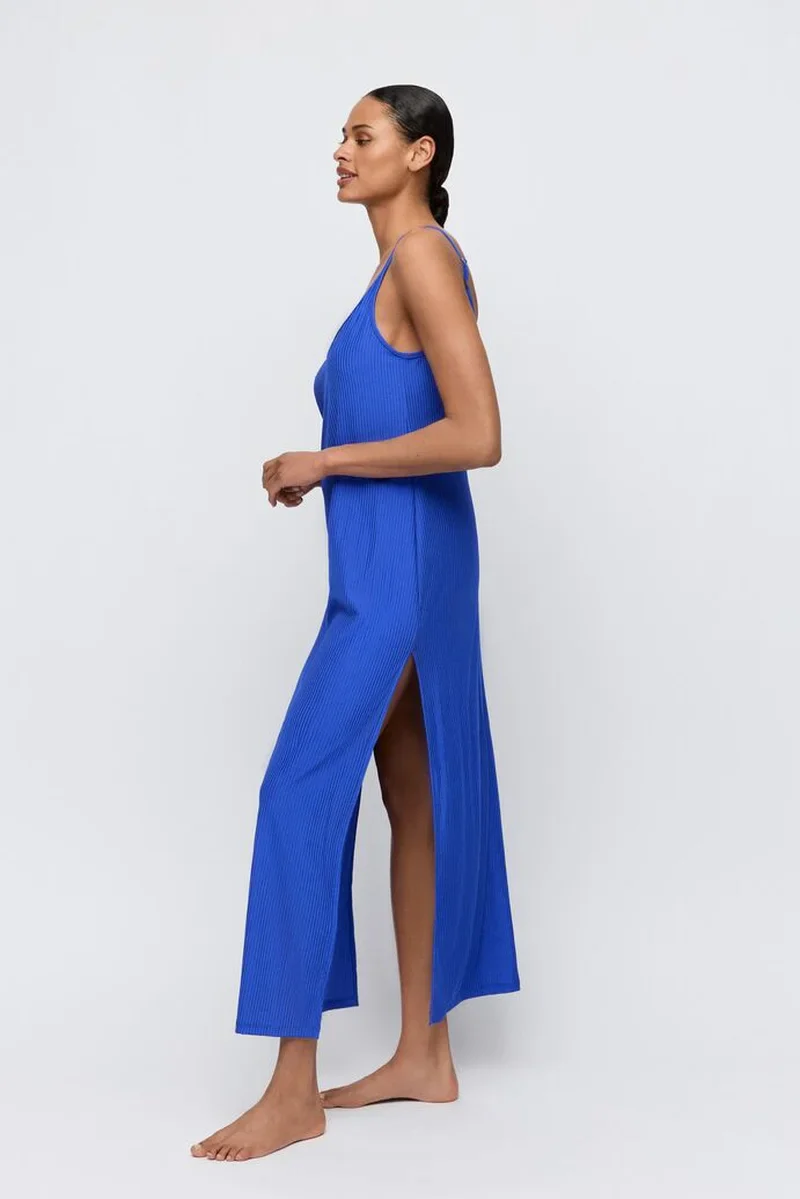 Maillots de bain Marie Jo - Robe de bain longue Emly bleu électrique – Image 4