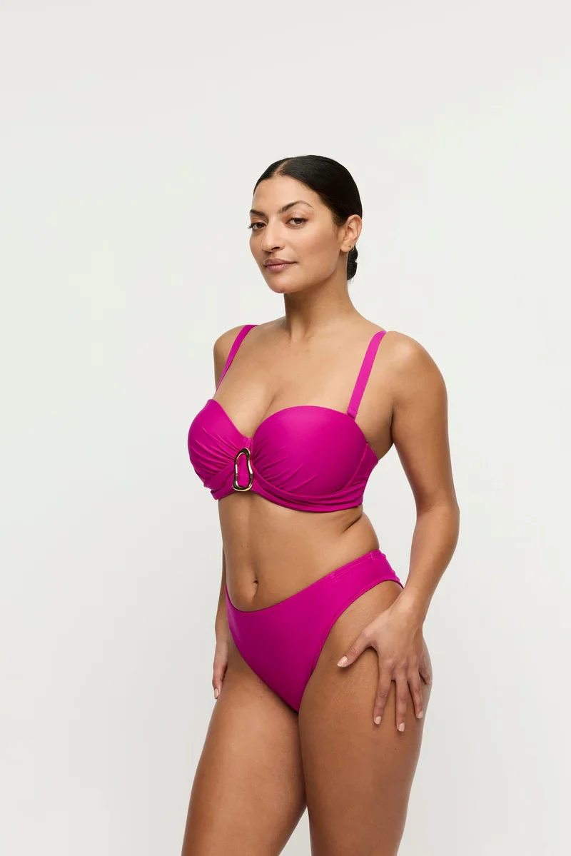 Maillots de bain PrimaDonna - Culotte de bikini Uvita, couleur magenta foncé, brésilienne – Image 4