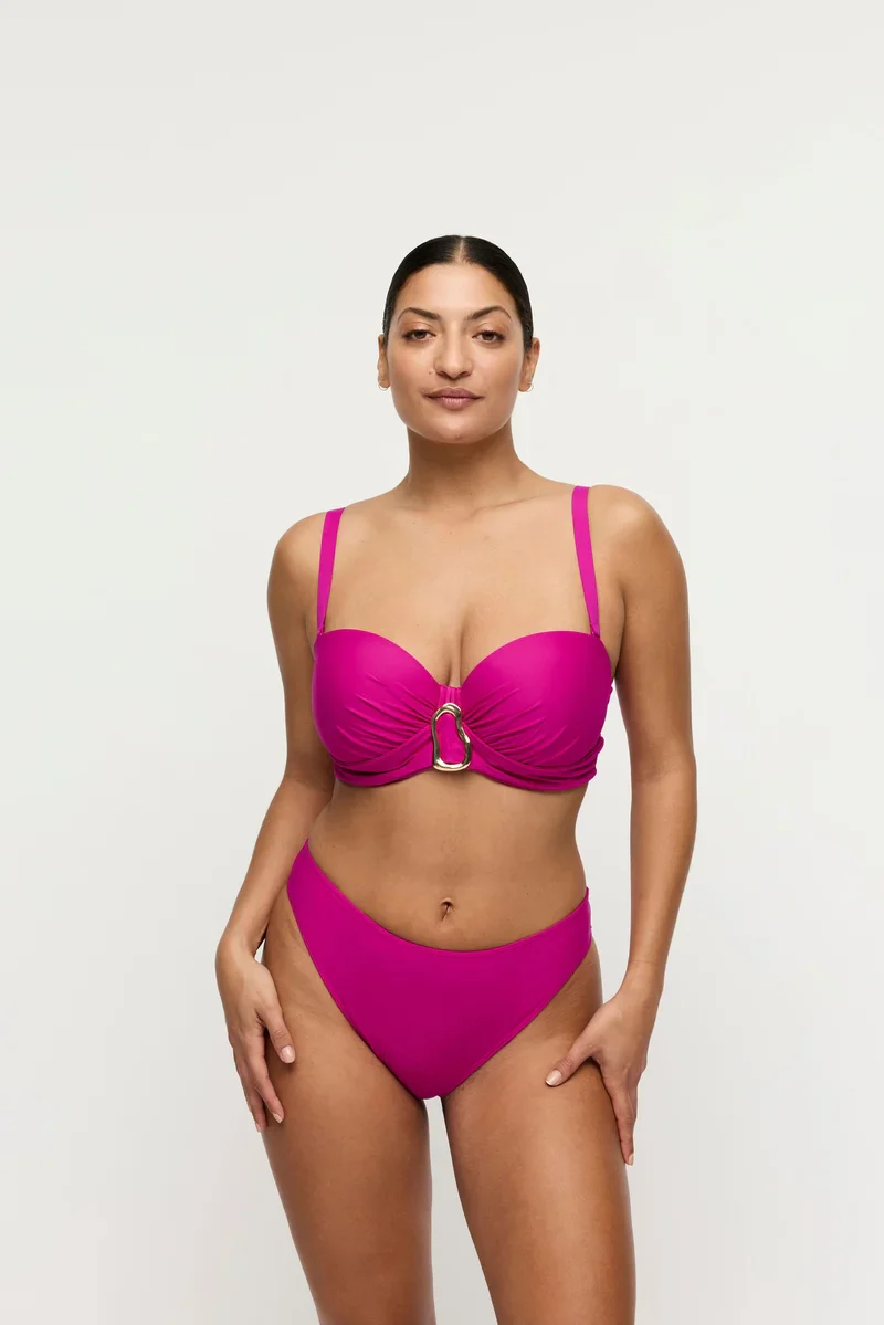 Maillots de bain PrimaDonna - Culotte de bikini Uvita, couleur magenta foncé, brésilienne – Image 3