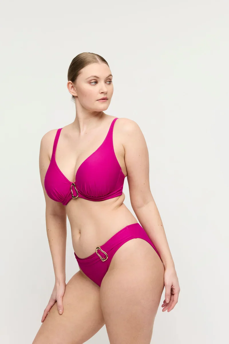 Maillots de bain PrimaDonna - Culotte de bikini Uvita Rio Magenta foncé – Image 4