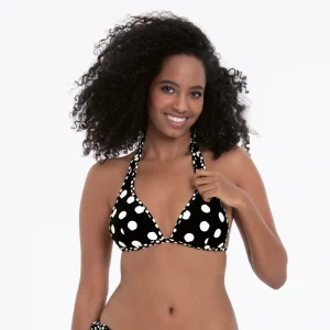 Rosa Faia Maillots de Bain - Haut de Bikini Mina Noir-Blanc