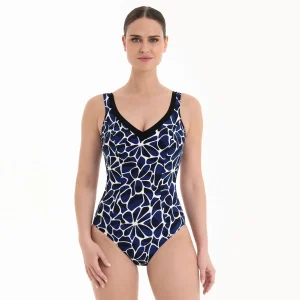 Anita Swimwear - Maillot de bain Style Gabriella Noir/Bleu Piscine
