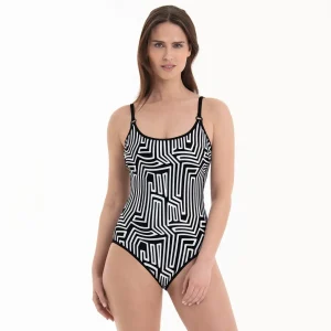 Rosa Faia Maillots De Bain - Maillot De Bain Style Marinet Noir