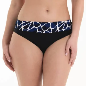 Maillots de bain Anita - Bas de bikini Style Chiara Noir/Bleu piscine