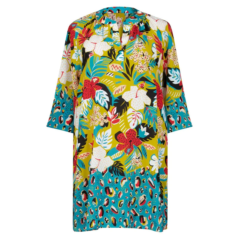 Rosa Faia Maillots De Bain - Robe Style Manihi Jaune