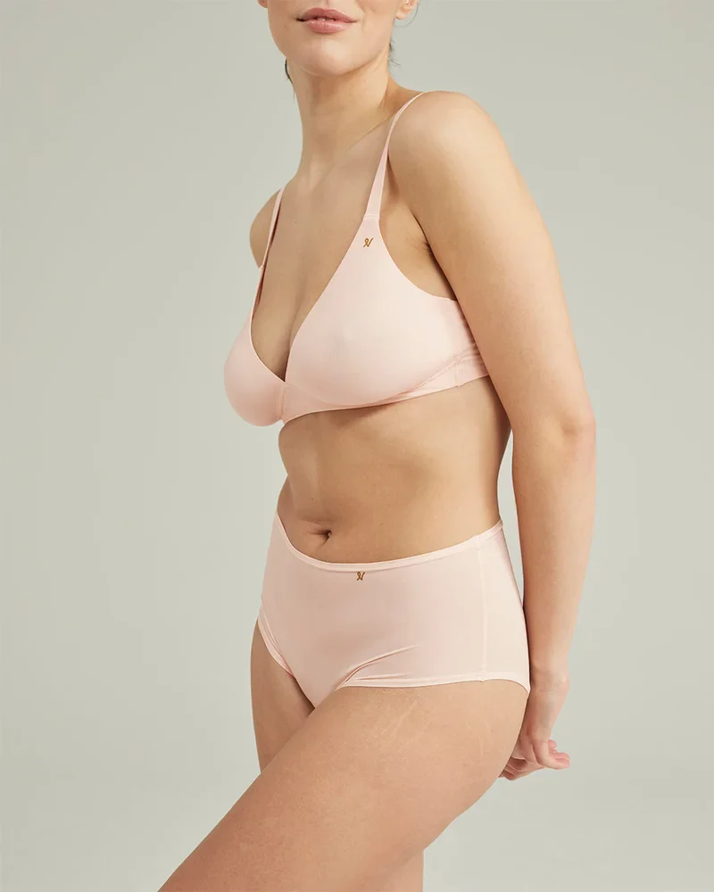 Nudea - Soutien-gorge Stretch Easy Does It Rose poudré – Image 4