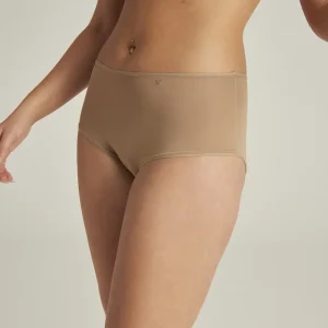 Nudea - Culotte taille haute extensible couleur chair