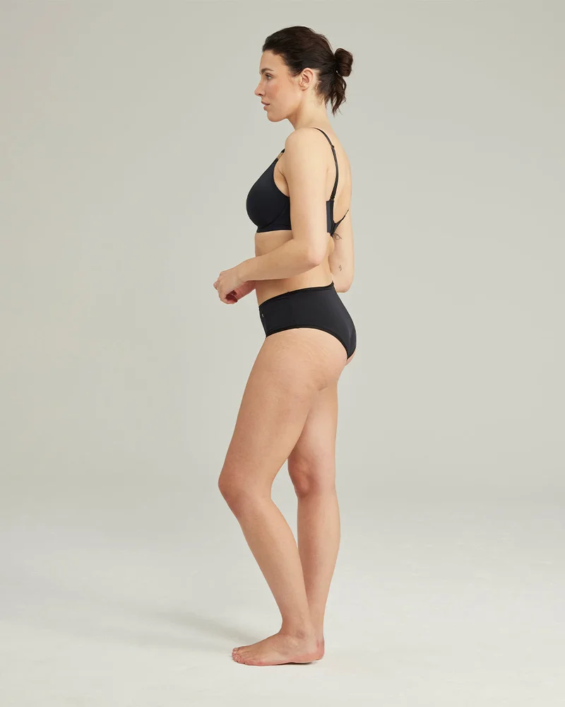 Nudea - Soutien-gorge Stretch Boss à couvrance intégrale Noir – Image 3