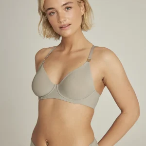 Nudea - Soutien-gorge Stretch Boss à couvrance intégrale Vert sauge