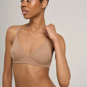 Nudea - Soutien-gorge Easy Does It en coton bio couleur moka