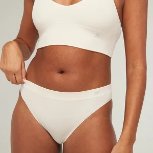 Nudea - Culotte taille haute TENCEL Blanc Sable