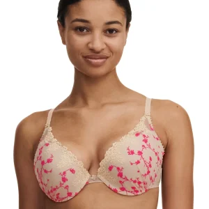 Soutien-gorge Push-Up Passionata White Nights - Dune / Rose Fluo