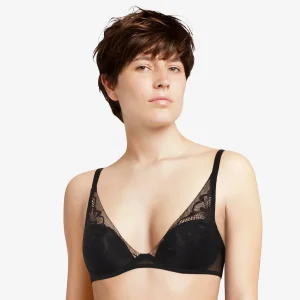 Passionata - Soutien-gorge t-shirt plongeant Thelma Noir